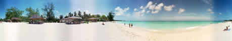 Grand Cayman 7 Mile Beach panorama